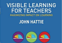 Extract from cover of John Hattie book 'Visible learning for teachers'