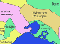 Portion of Victorian Indigenous Languages Map
