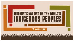 World Indigenous People's Day logo